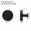 Self-adhesive Shower Suction Towel Hook Set, Black 7