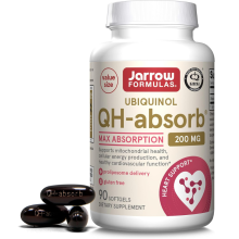 Jarrow Formulas Ubiquinol QH-Absorb 200mg, 90 Softgels