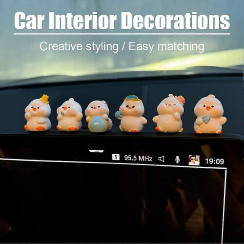 Car Interior Decorative Ornaments Cute Rabbit Dashboard Ornament 2