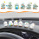 Car Interior Decorative Ornaments Cute Rabbit Dashboard Ornament 5