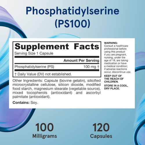 Jarrow Formulas PS 100 – 100 mg Capsules 1