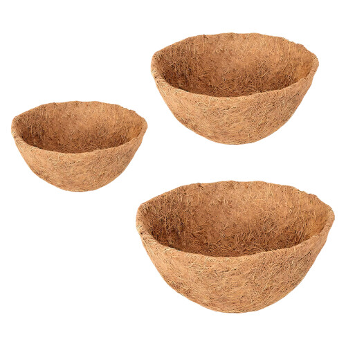 Outdoor Coconuts Hanging Planter Decorative Gardens-12 inches 1