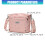 Multipurpose Star Print Shoulder Bag Ample Storage Space-Beige 4