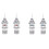 Boucles d'oreilles à franges bohèmes en alliage robuste avec-B 2