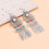 Boucles d'oreilles à franges bohèmes en alliage robuste avec-B 5