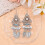 Boucles d'oreilles à franges bohèmes en alliage robuste avec-B 6