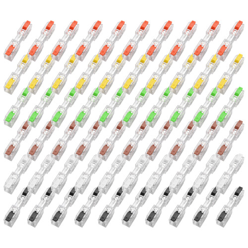 Easy to Use Snap In Terminals Block Plastic Wire-Black 1