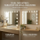 Vanity Hollywood Mirror with Dimmable Lights-14/18 LED Bulbs 3 Colour Modes Touch Control 4