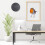 Wall Clock - Design - 3D Numerals - Quartz Movement -  30 cm - Modern Decoration 3