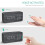 Digital Alarm Clock, LED Alarm Clock with Adjustable Brightness, Temperature and Humidity Display 5