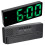 Alarm clock - Silent electronic clock - Digital mirror - Time/date/temperature display - Elegant design 3