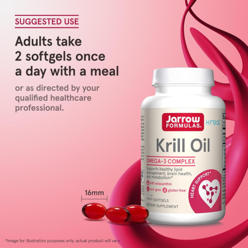 Jarrow Formulas, Aceite de Krill, 120 Softgels 2