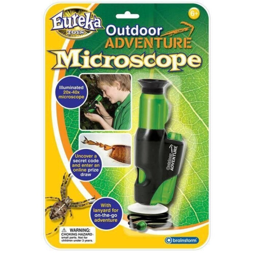 Adventurer's microscope - 20x and 40x zoom - Illumination - Holding tab 2