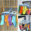 Sock Drying Rack, Hanging Clothes Drying Rack with 32 Windproof Clips, for Socks, Underwear 5