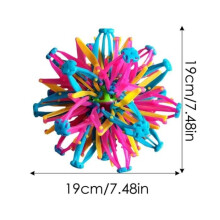 Telescopic Ball - Colorful - Extendable - Eco-Friendly ABS Material - For Children Ages 3 and Up - Indoor Use