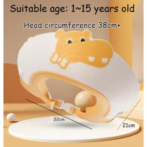 Baby Bath Cap, Child Bath Visor, Adjustable Shower Cap, Silicone Bath Cap, Shower Protective Hat 1