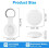 Pack Air Tags, Object Locator, Smart Bluetooth Beacons compatible with the Find My app (iOS only) 2