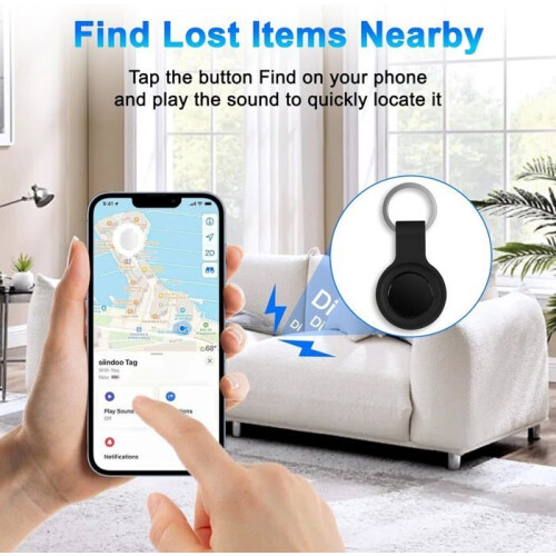 Pack Air Tags, Object Locator, Smart Bluetooth Beacons compatible with the Find My app (iOS only) 2