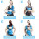 Adjustable ergonomic baby carrier for newborns - Blue 2