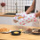 pair of thick, heat-resistant kitchen gloves 5
