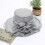 Sun hat - Women's - Grey - Wide brim - Removable bow tie - Adjustable size 2