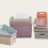 Plastic storage box with lid and creative hollowed-out pattern tabletop storage basket 3