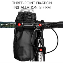 Large capacity bicycle water bottle bag, insulated cycling bag, outdoor waterproof mountain bike water cup bag