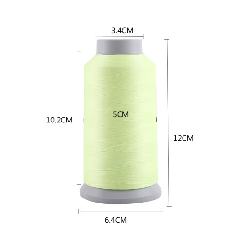Nylon Embroidery Thread Glow Middle Yellow 2