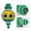 Multifunctional Automatic Electronic Dual Dial Watering Timer Garden Irrigation Controller - GUA 2