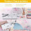 Manual sewing machine, cordless sewing tool, mini portable white sewing machine, quick sewing and sewing tools 5