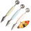 Stainless steel melon baller kitchen gadget (sky blue) 5