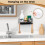 Sink Organizer - RICEEL - Sponge Holder - Automatic Drainage - Plastic - Gray 5