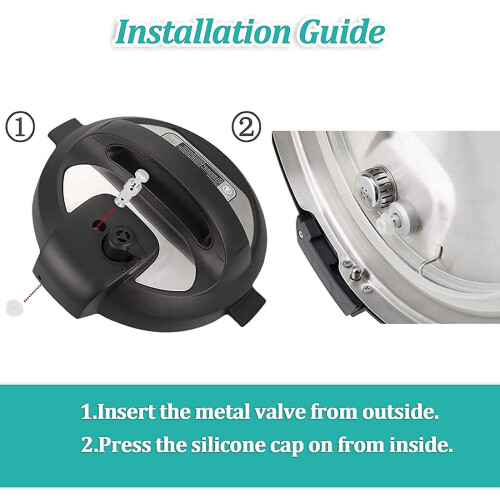 With 6 Sealer Gasket Float Valve Seal for Instant Pot Replacement Parts 1