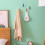 (6 pieces) Adhesive hooks, utility wall hooks, wall hooks for decorative wall-mounted key holders, wall hooks 4