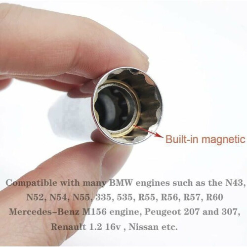 Spark Plug Socket - NONE - 14mm/16mm - Steel - Magnetic - Twelve-point 2
