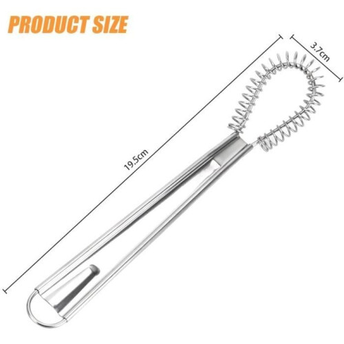 Manual Egg Beater - Kitchen - Stainless Steel - 2 Pieces - Durable - Adjustable 2