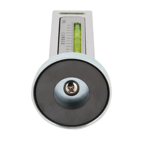 Universal sheet metal worker's tool, automatic adjustable magnetic gauge, wheel alignment tool, strut, caster, camber strut 1