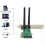 Wireless Wifi Network Card Mini PCIE To PCI-E 1X+ 2 G6 Adapter Antenna NIC 3