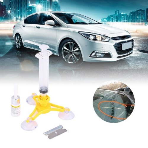 ETO Car Windshield Repair Kit for Car Windshields with Resin Cracks (Triangular) 1