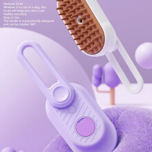 GEBY Pet Steam Brush - Removes knots - Multifunctional - Safe and comfortable