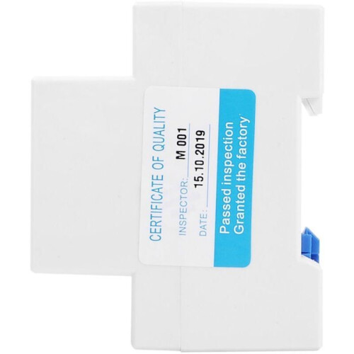 Single-phase sub-meter, MID certified, 45A max modular, single tariff, LCD display - Smart electricity meter 2