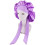 Silk sleep bonnet - Purple - Soft and stretchy 2