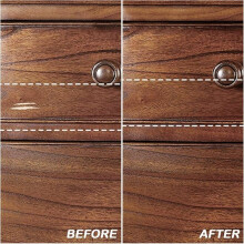 Set of 8 Wood and Wax Markers, Pencil Format - Scratch/Stain Repair - For Floors, Laminates, Cabinets & Furniture