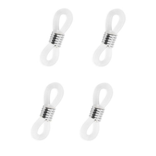 Schnallen für Brillenketten, 10er-Pack Silver 1