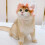 Pet hat - 17.2x15.2x4.2cm - High elasticity - Adjustable strap - Floral pattern 4
