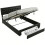 Homcom HOMCOM PU Leather King Bed Frame with Storage and Adjustable Headboard Black 2