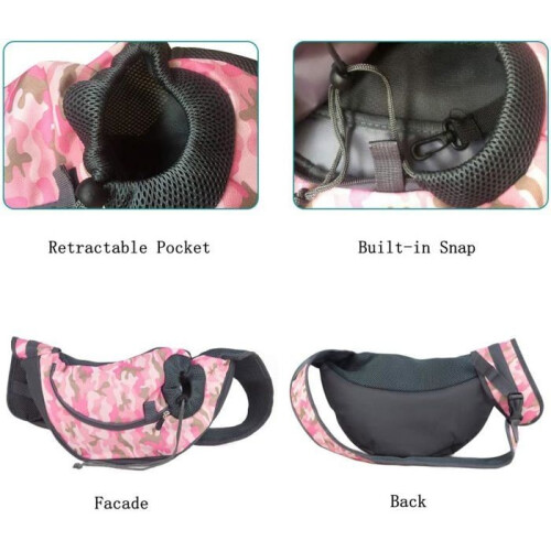 Pet shoulder bag, breathable outdoor shoulder bag, pet backpack 2