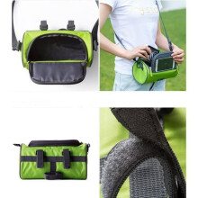 Waterproof Bicycle Handlebar Bag/Panty for Mountain Bikes, Luggage Carrier, Smartphone Holder, Touchscreen Compatible, Multifunctional