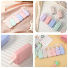 Correction Tape, Correction Rolls, Student School Supplies, Correction Tape with Cap for Scrapbooking, Journaling, Eraser
