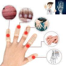 Gel finger protectors, protective finger support (14-piece set, new breathable material), finger sleeves